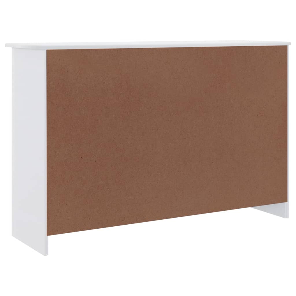 Skjenk Hvit ALTA 112x35x73 cm heltre furu