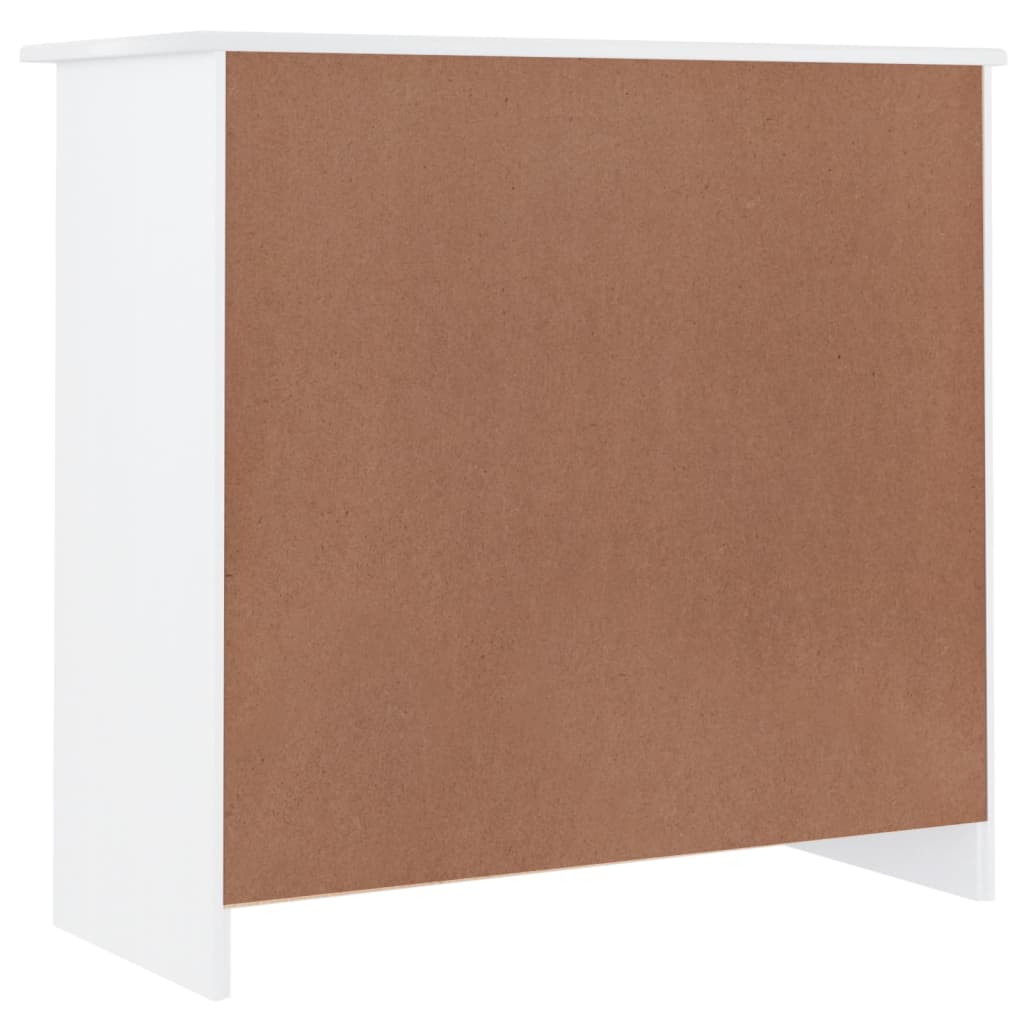 Skjenk Hvit ALTA 77x35x73 cm heltre furu