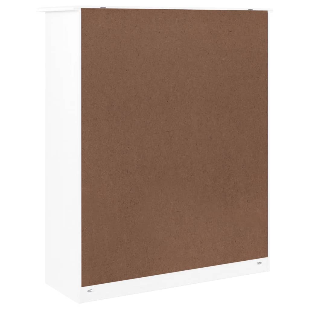Kommode Hvit Topp ALTA 77x30x92 cm heltre furu