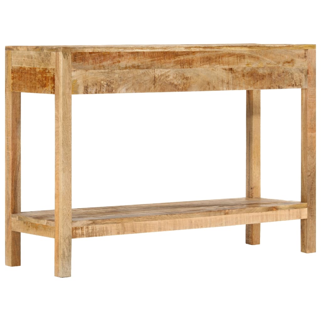 Avlastningsbord Konsollbord Tre med 2 skuffer 110x35x75 cm heltre mango