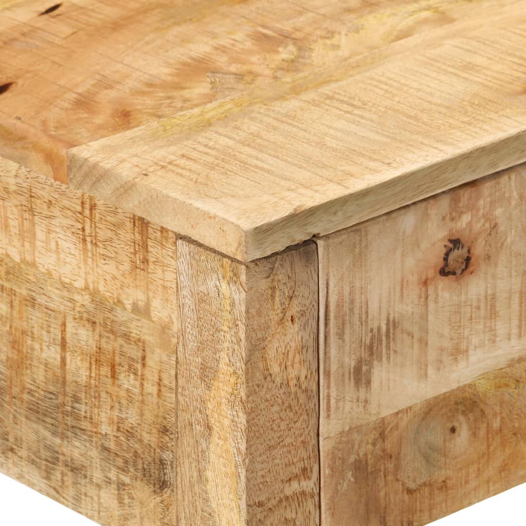 Avlastningsbord Konsollbord Tre med 2 skuffer 110x35x75 cm heltre mango