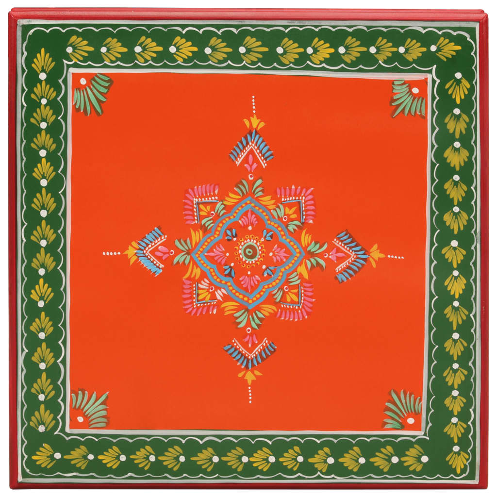 Salongbord Sofabord Tre grønn håndmalt heltre mango