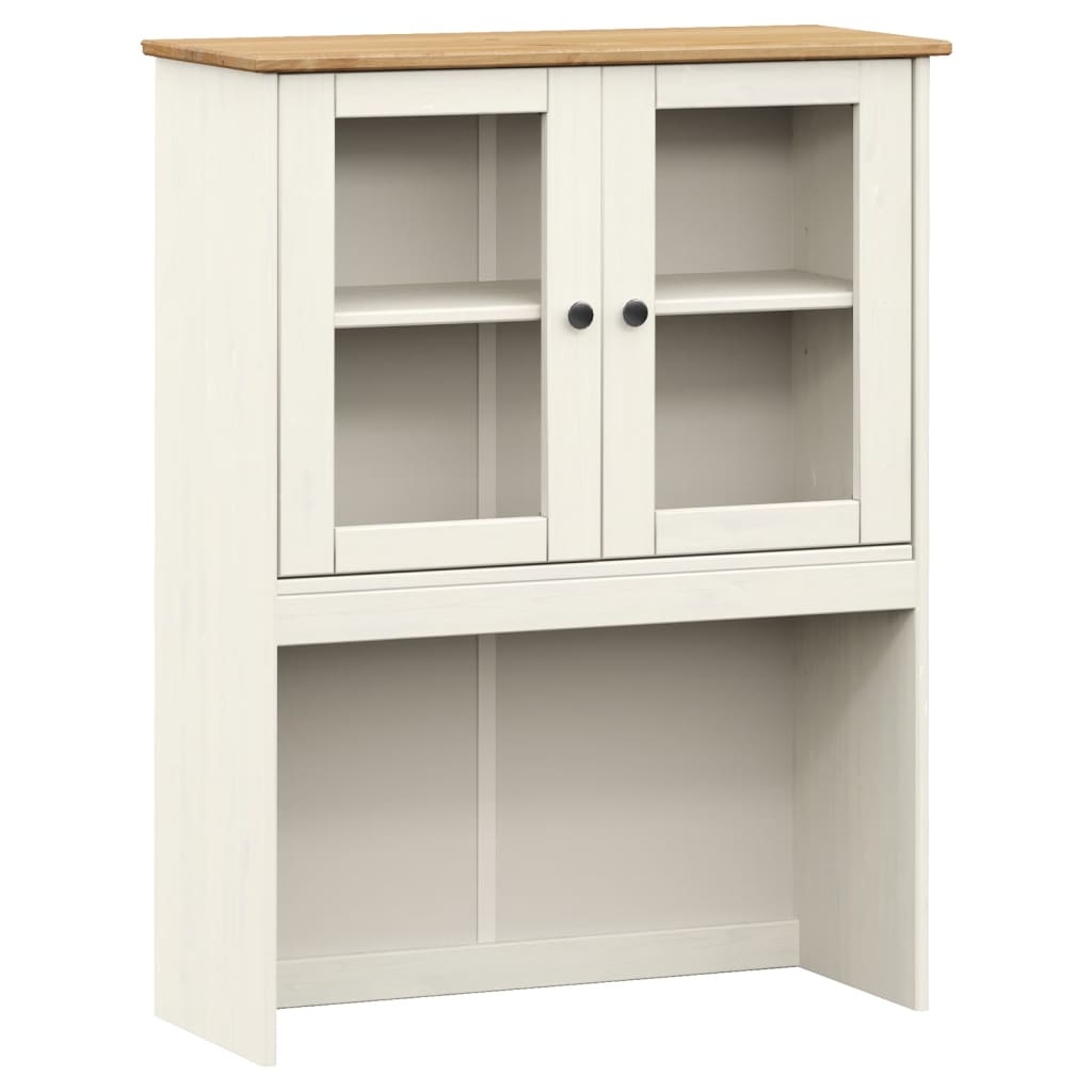 Skap hvit VIGO 78x40x175 cm heltre furu