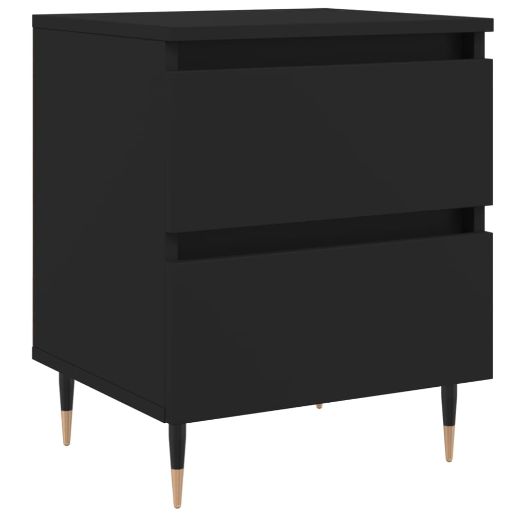 Nattbord Sengbord Svart 40x35x50 cm