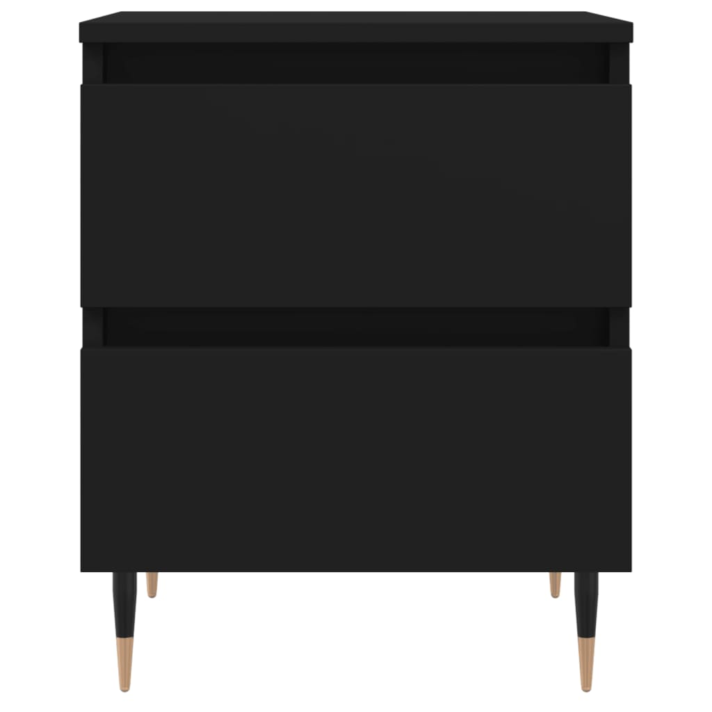 Nattbord Sengbord Svart 40x35x50 cm