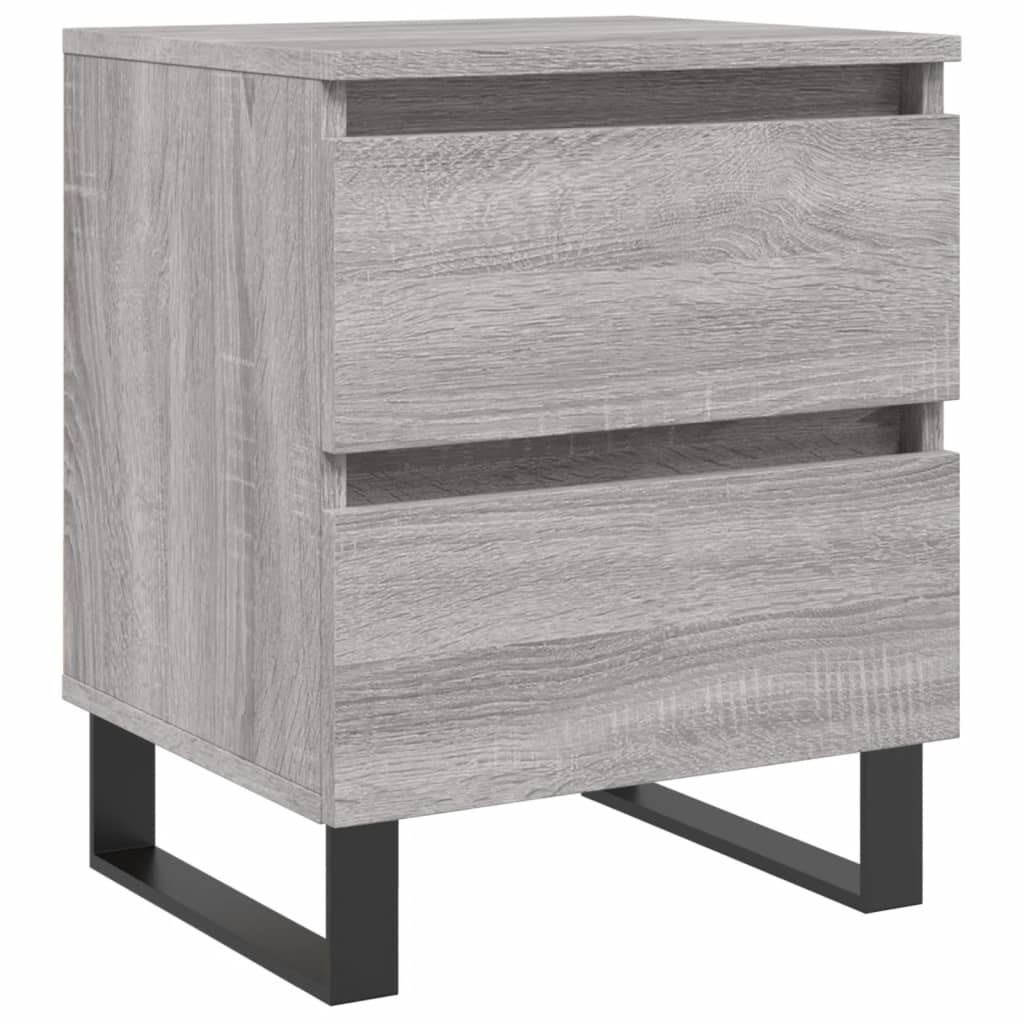 Nattbord Sengbord Sonoma Grå 40x35x50 cm