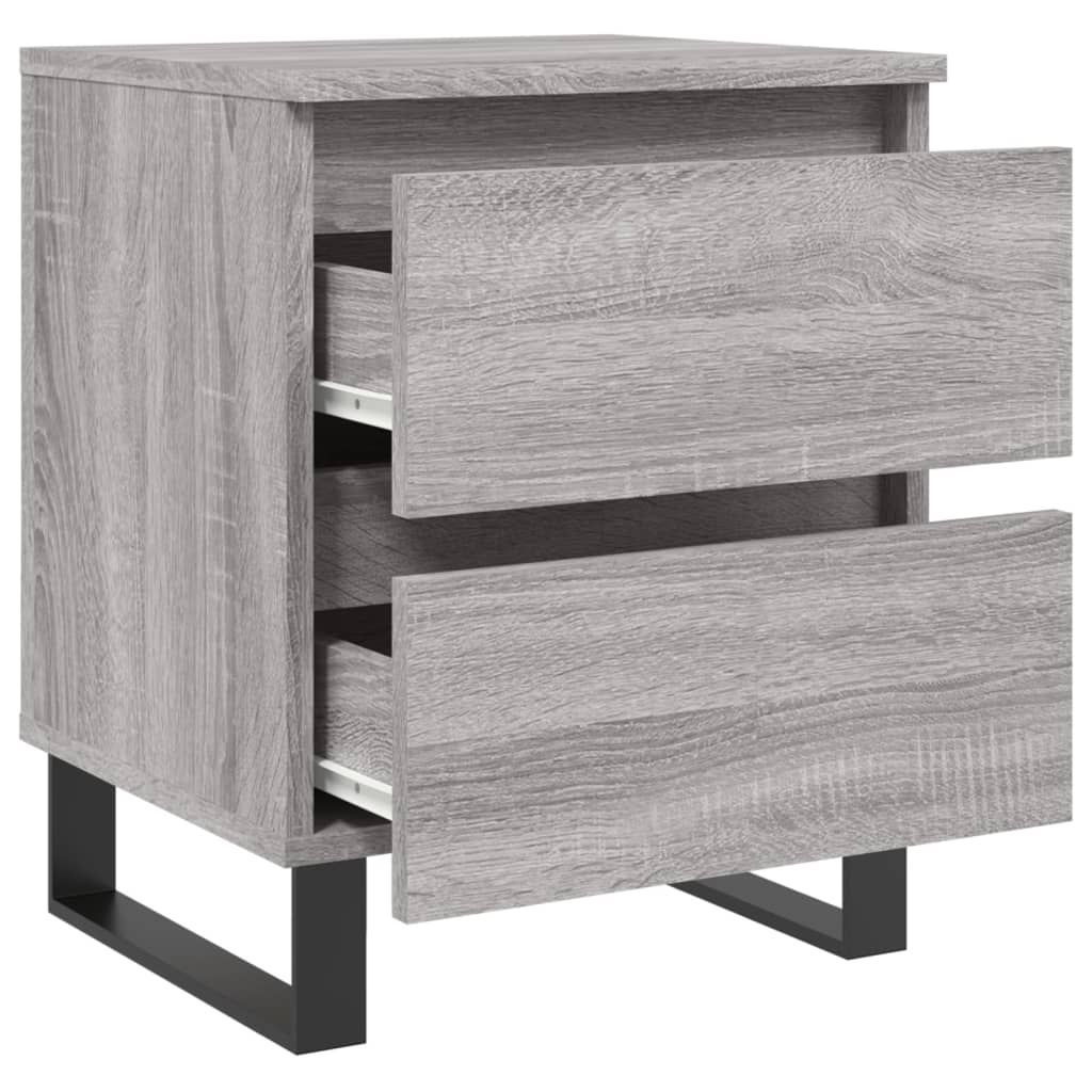 Nattbord Sengbord Sonoma Grå 40x35x50 cm