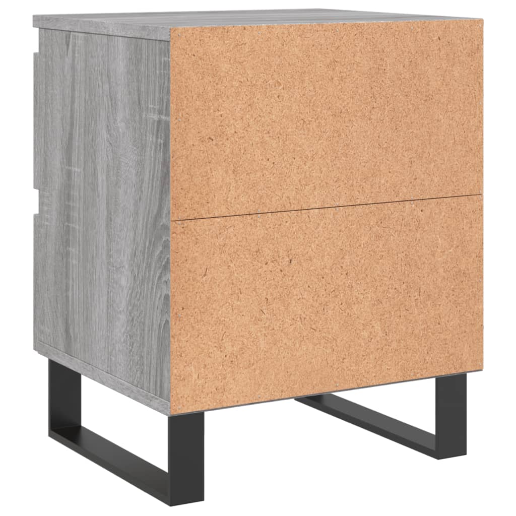 Nattbord Sengbord Sonoma Grå 40x35x50 cm