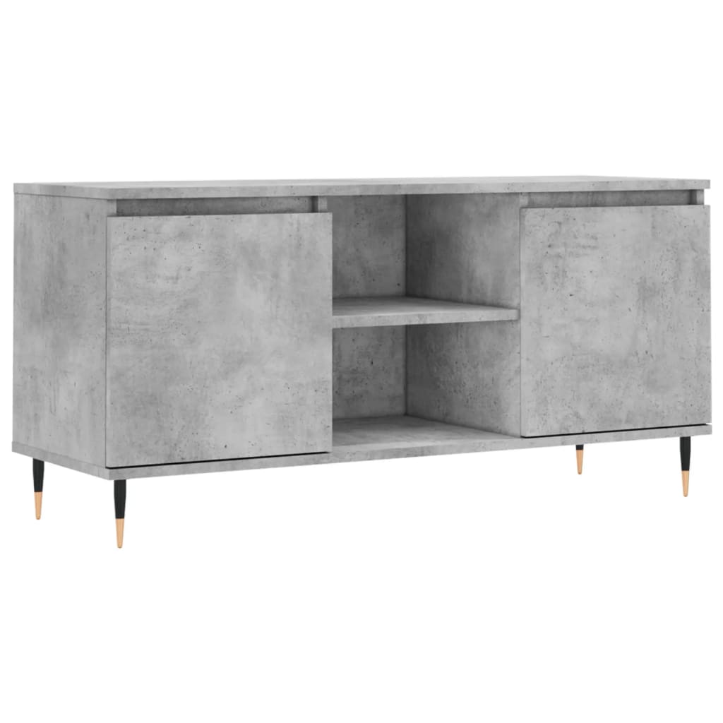 TV-Møbel Betonggrå Tv-benk 104x35x50 cm
