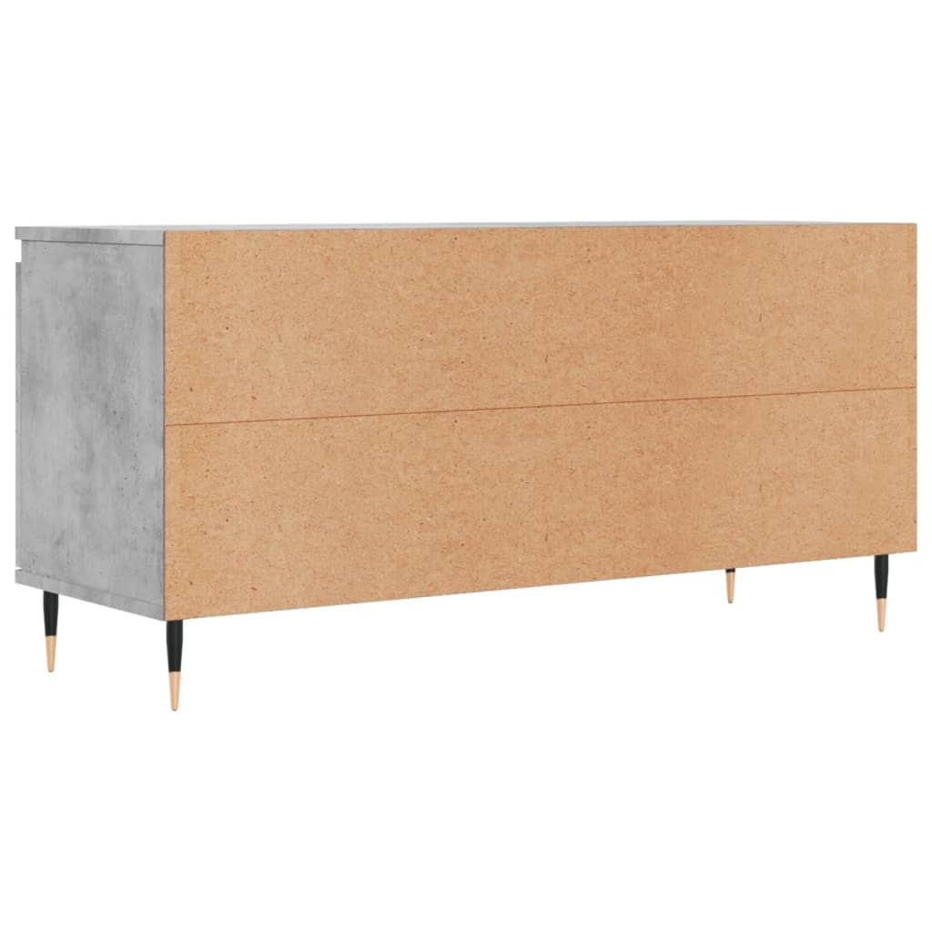 TV-Møbel Betonggrå Tv-benk 104x35x50 cm