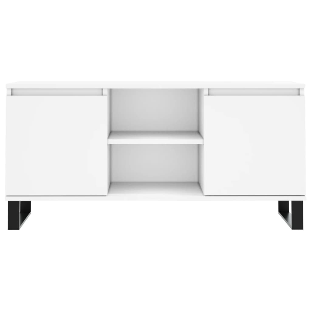 TV-Møbel Hvit TV-benk 104x35x50 cm
