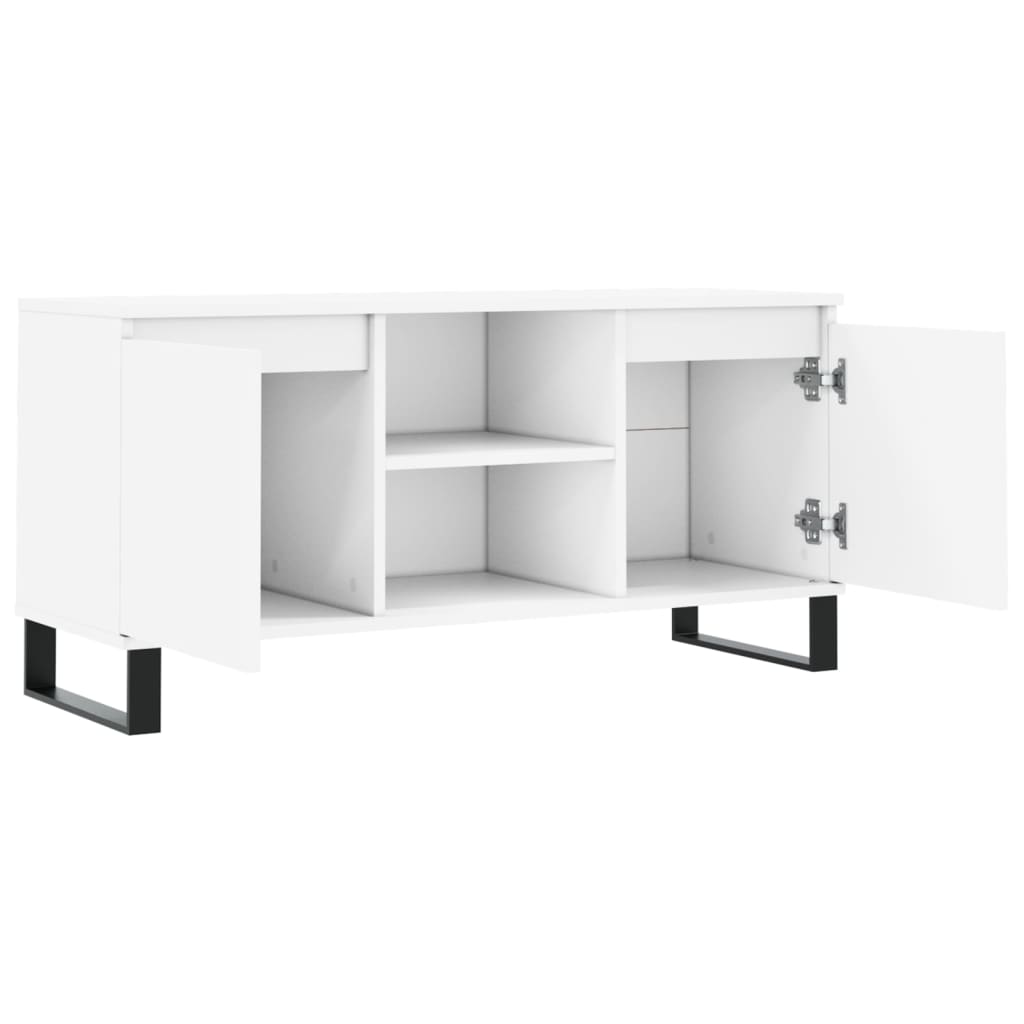 TV-Møbel Hvit TV-benk 104x35x50 cm