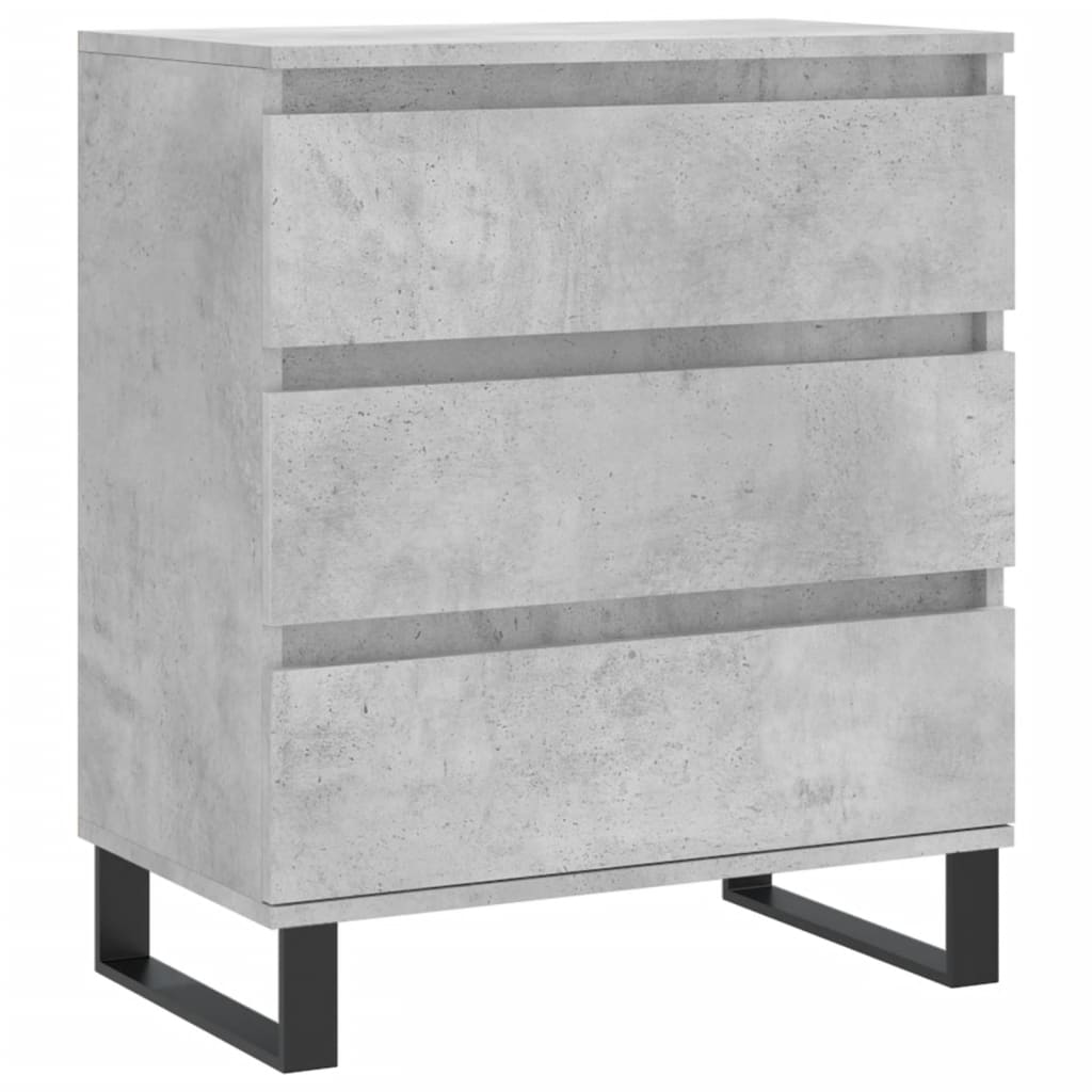 Skjenk betonggrå 60x35x70 cm konstruert tre