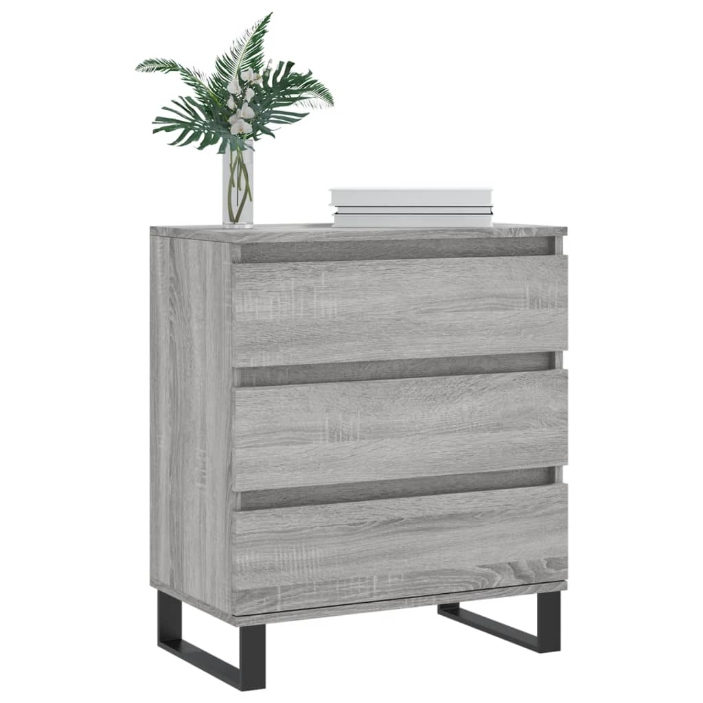 Kommode Sonoma Grå 60x35x70 cm
