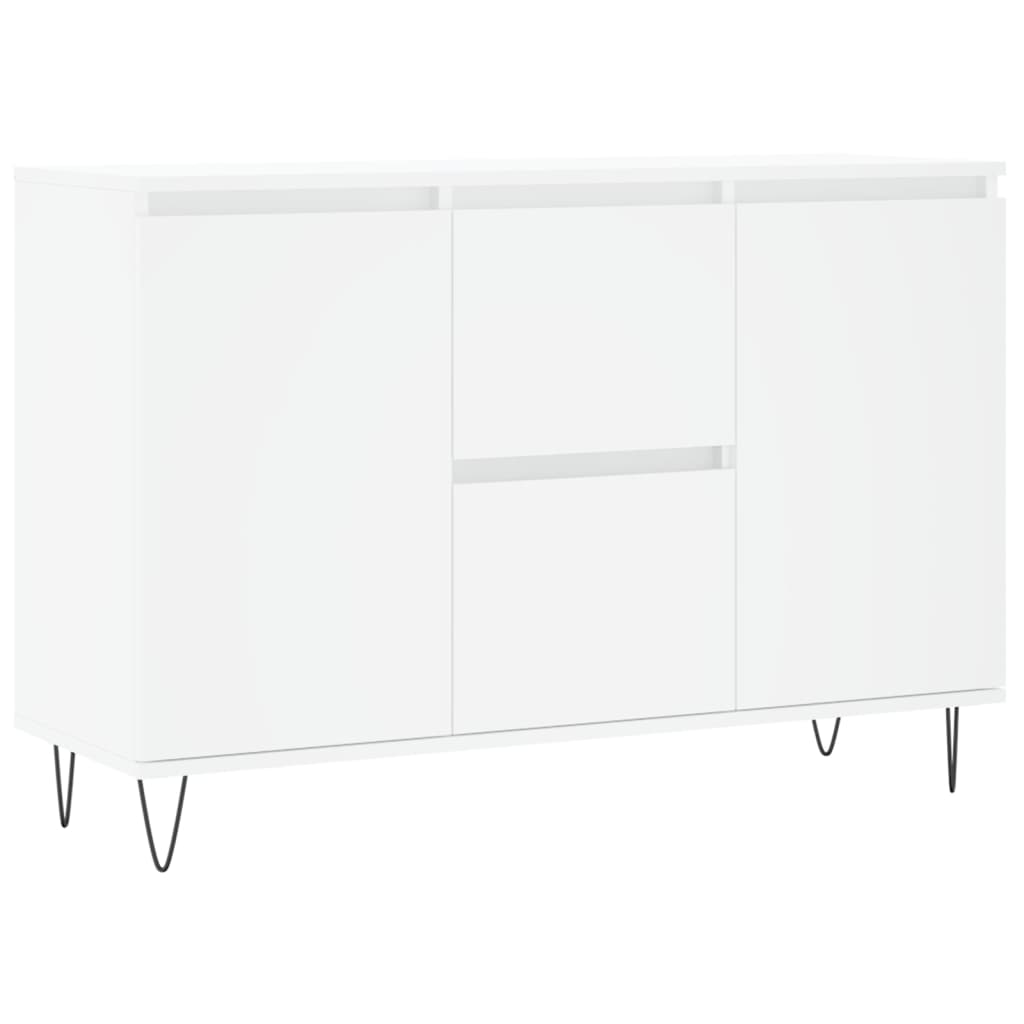 Skjenk Hvit 104x35x70 cm