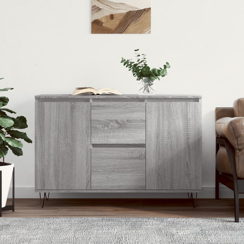 Skjenk Sonoma Grå 104x35x70 cm