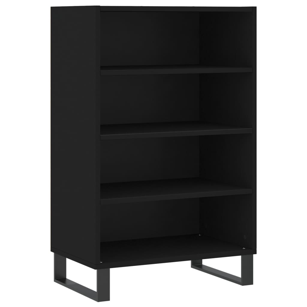 Skap Svart 57x35x90 cm