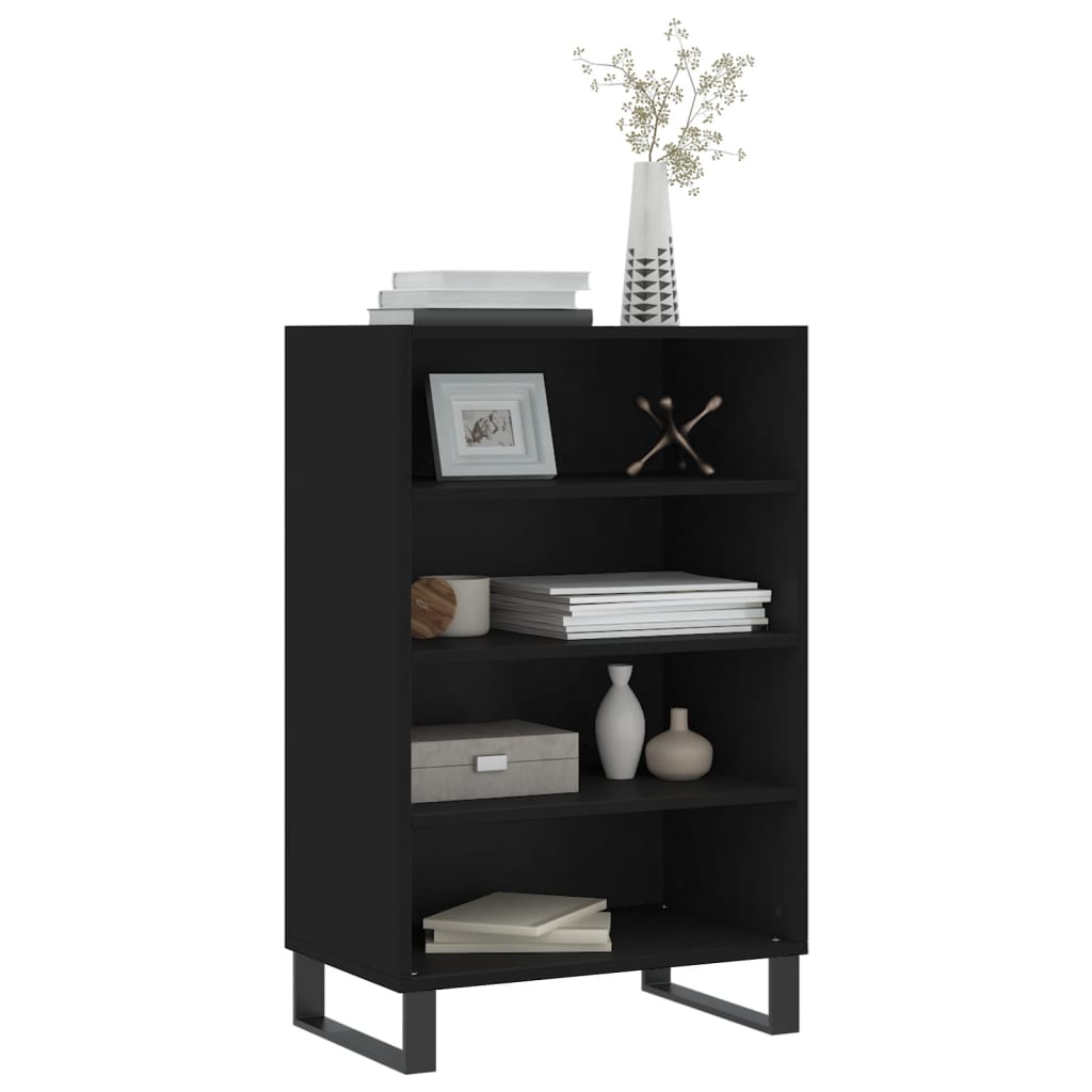 Skap Svart 57x35x90 cm