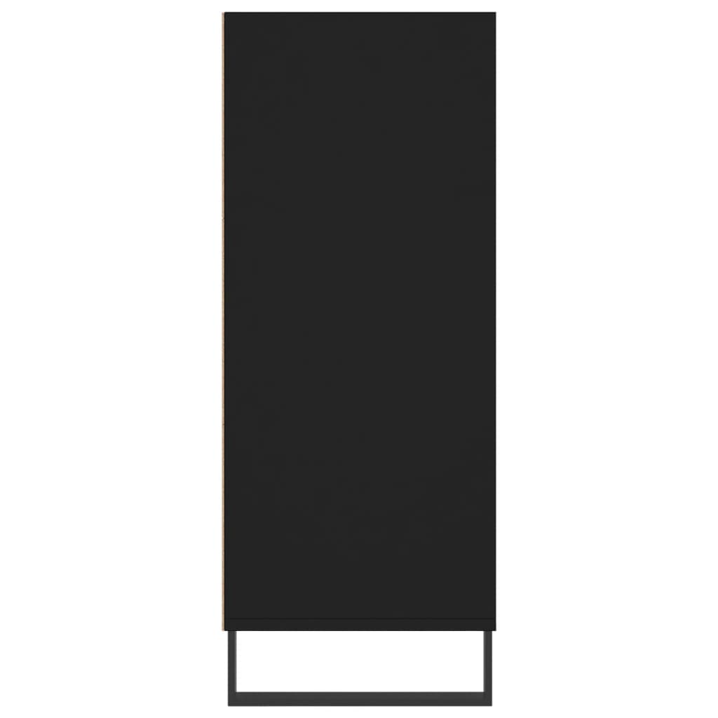Skap Svart 57x35x90 cm