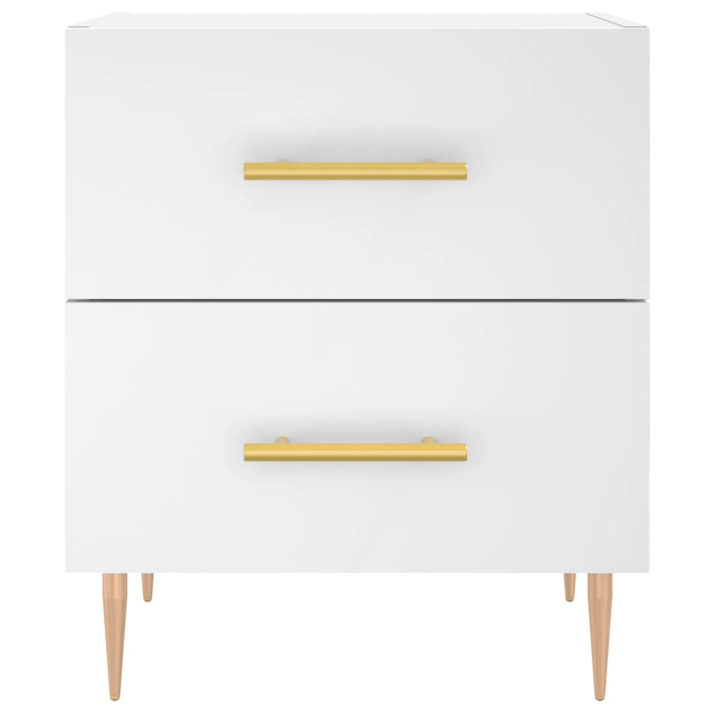Nattbord Sengbord Hvit 40x35x47,5 cm