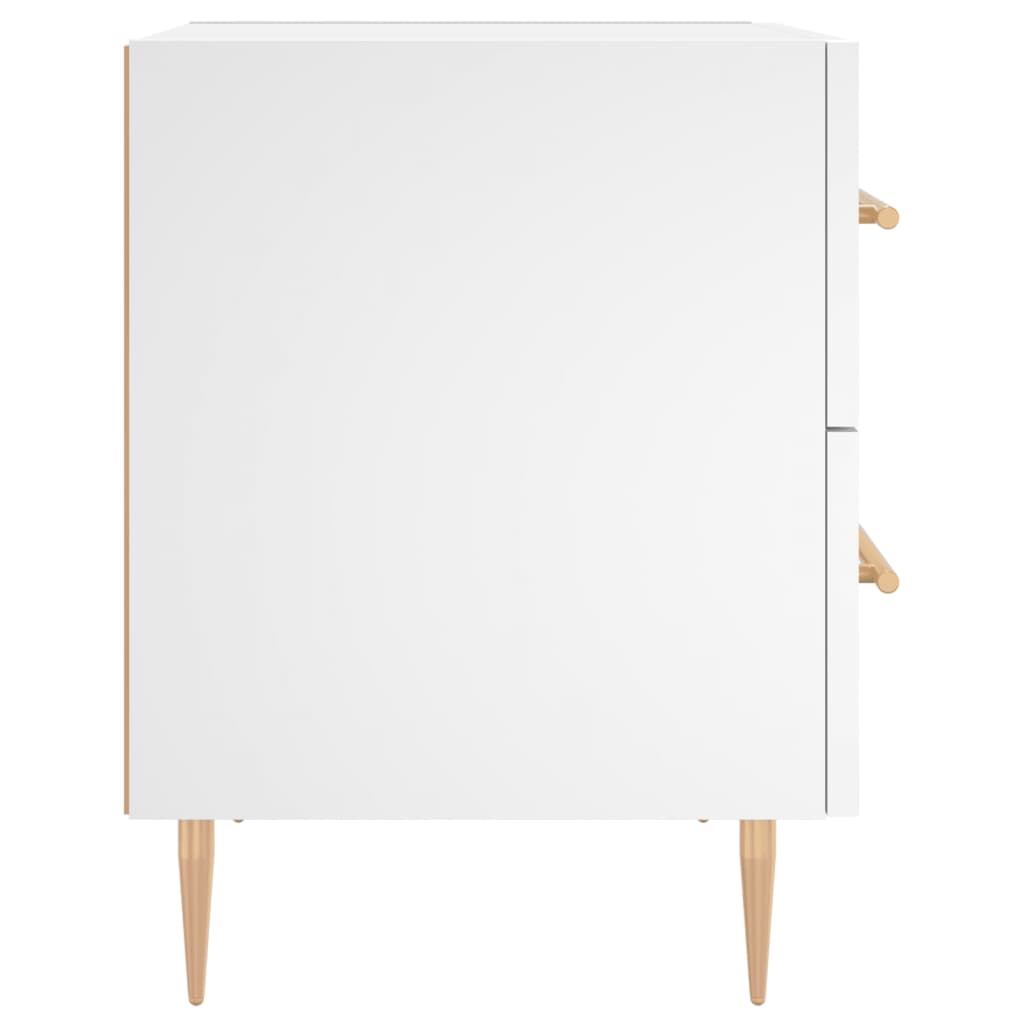 Nattbord Sengbord Hvit 40x35x47,5 cm