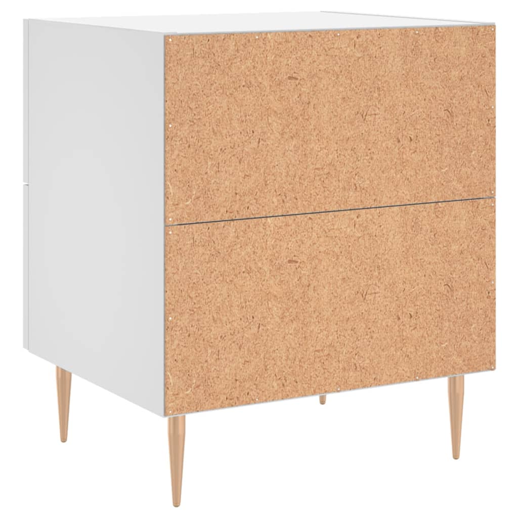 Nattbord Sengbord Hvit 40x35x47,5 cm