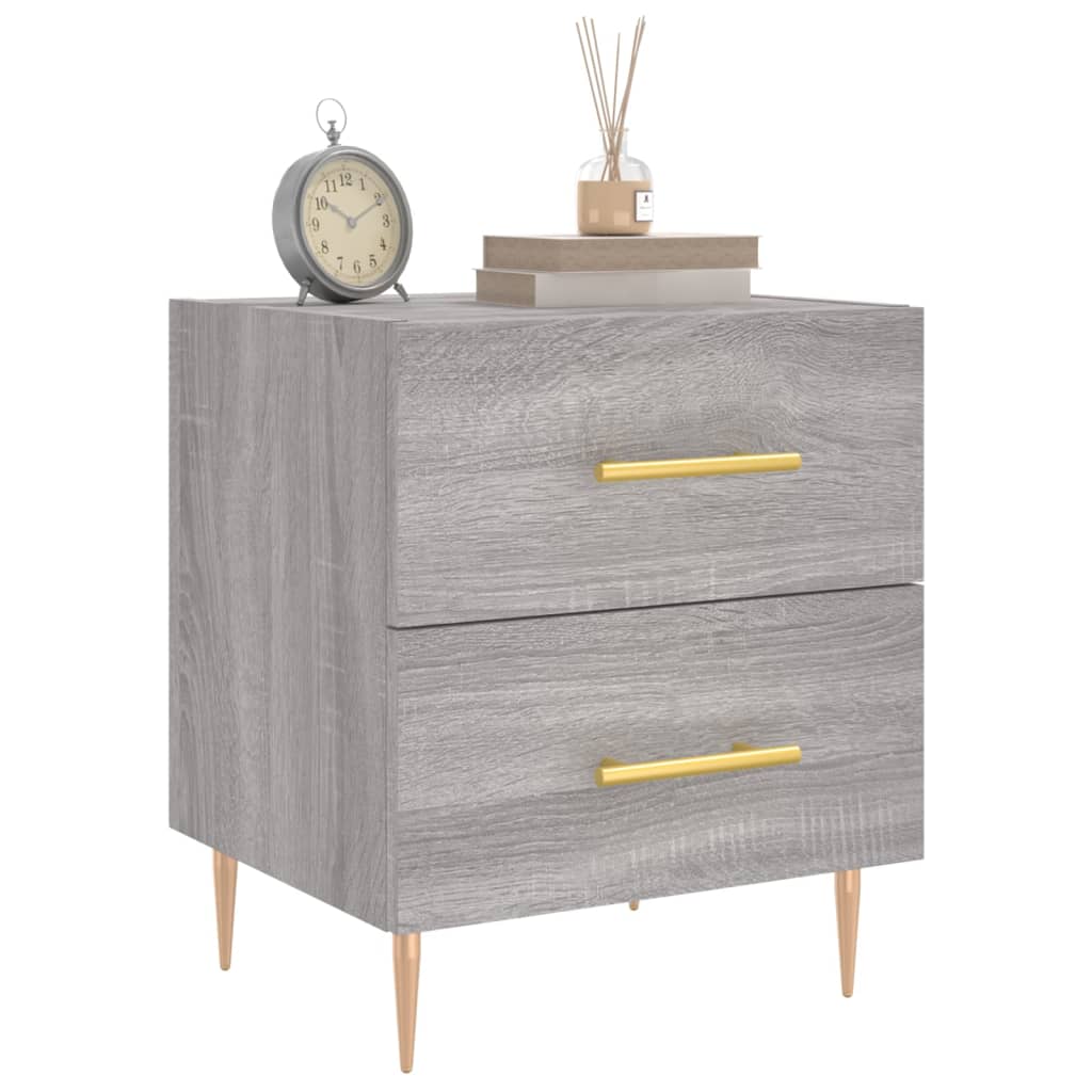 Nattbord Sengbord Sonoma Grå 40x35x47,5 cm