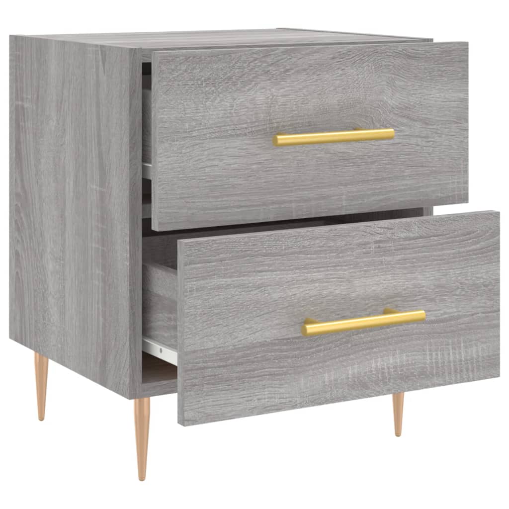 Nattbord Sengbord Sonoma Grå 40x35x47,5 cm