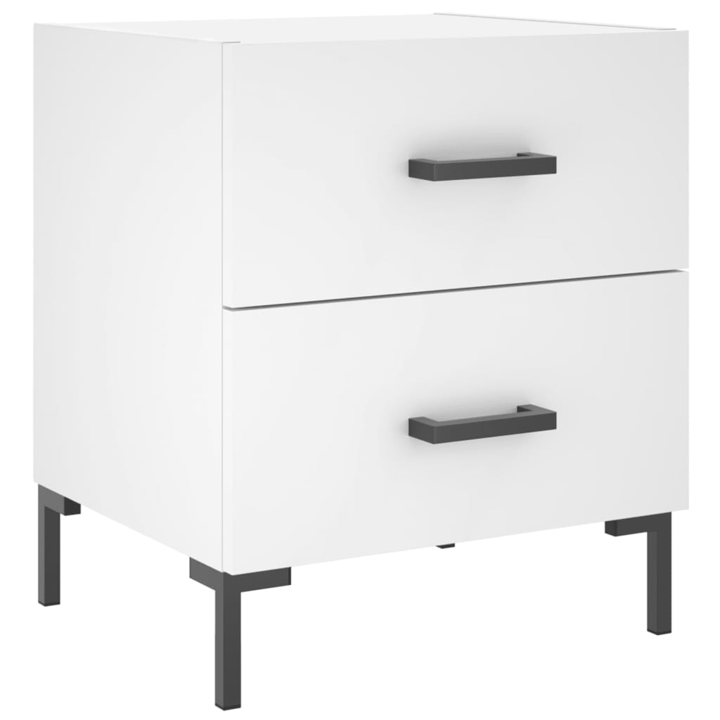 Nattbord Sengbord Hvit 40x35x47,5 cm
