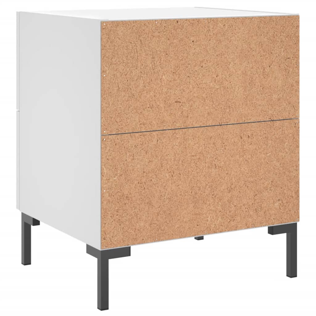 Nattbord Sengbord Hvit 40x35x47,5 cm
