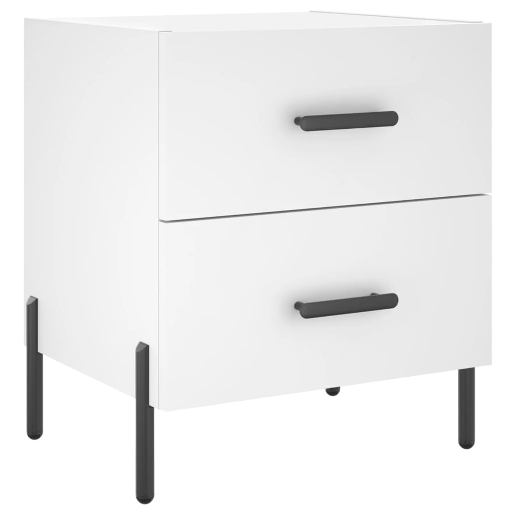 Nattbord Sengbord Hvit 40x35x47,5 cm
