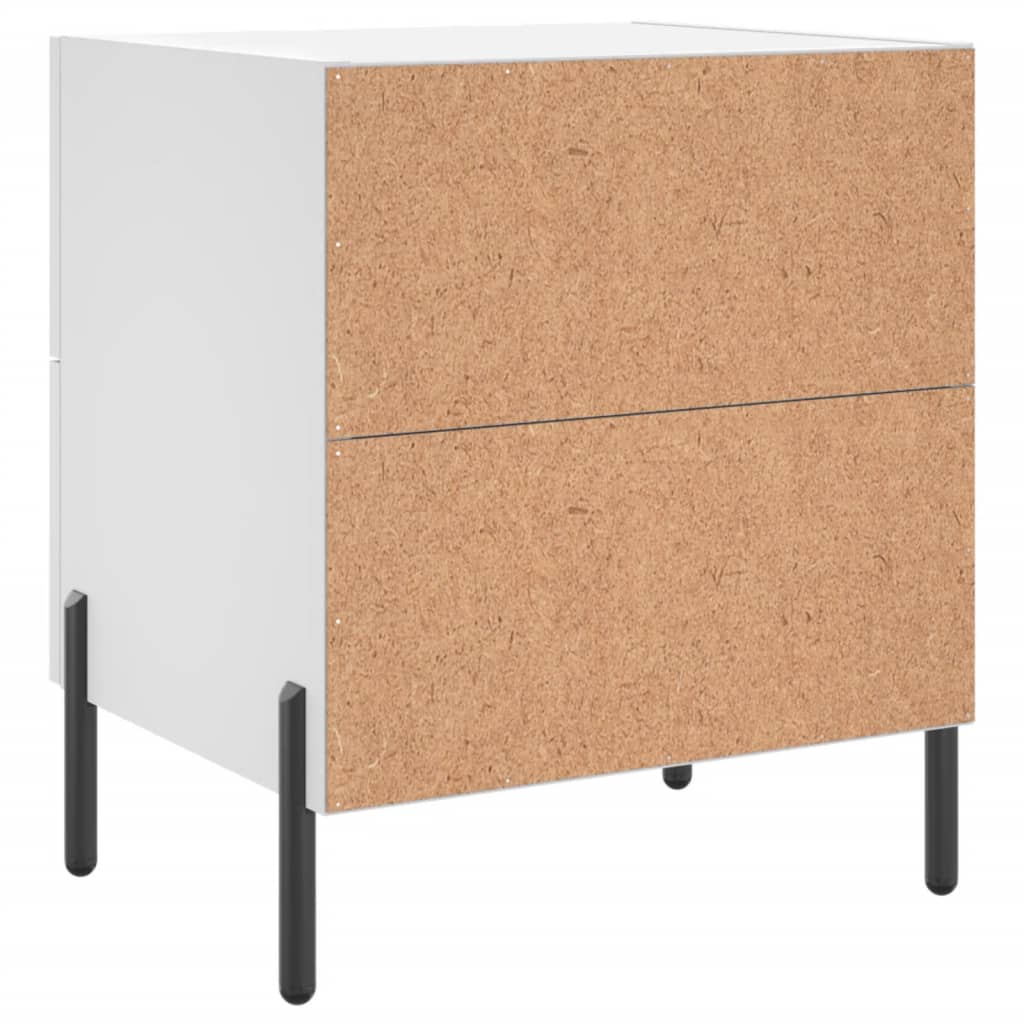 Nattbord Sengbord Hvit 40x35x47,5 cm