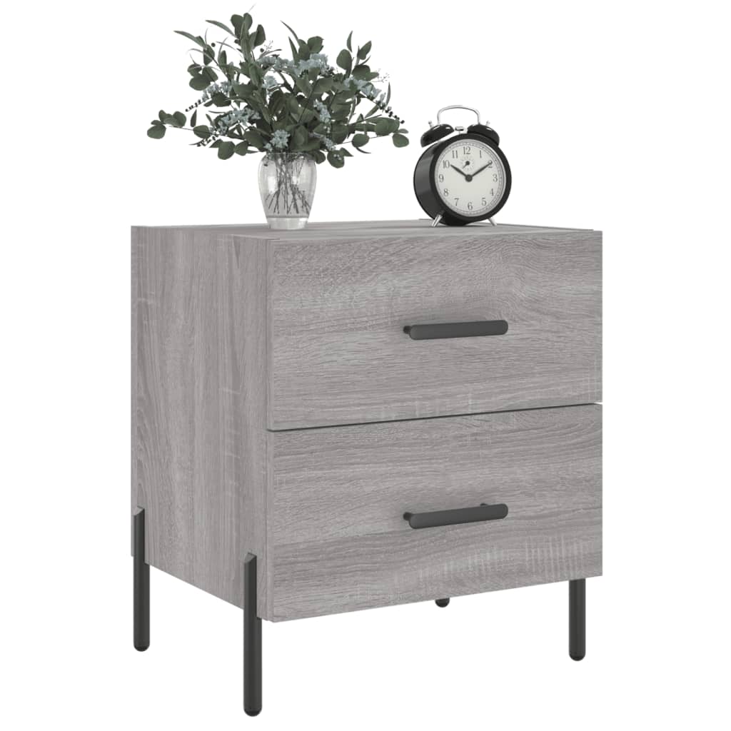 Nattbord Sengbord Sonoma Grå 40x35x47,5 cm