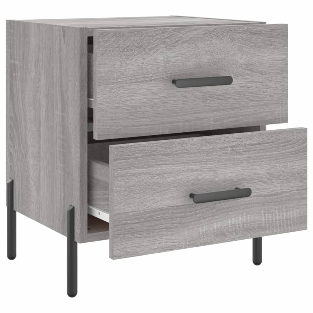 Nattbord Sengbord Sonoma Grå 40x35x47,5 cm