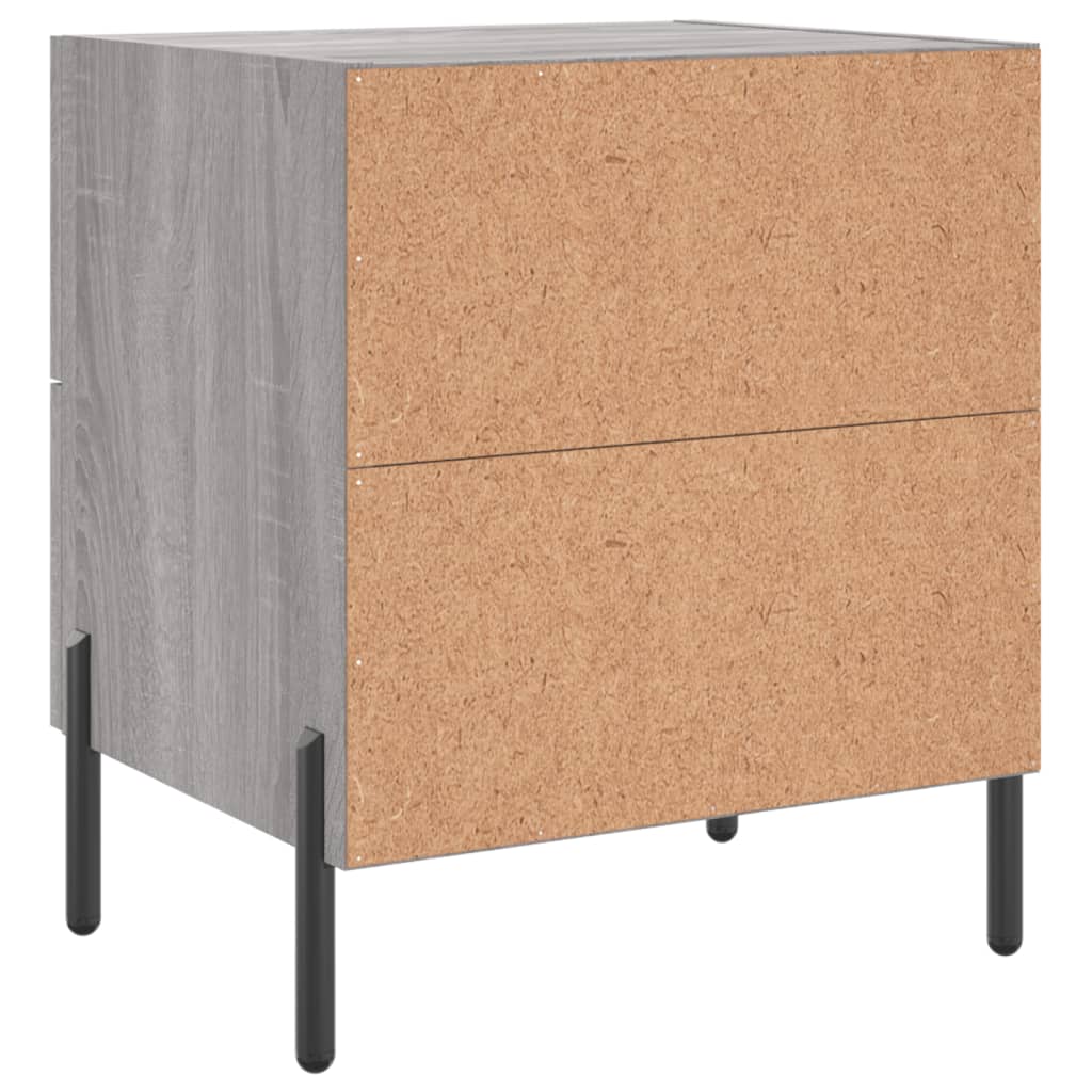 Nattbord Sengbord Sonoma Grå 40x35x47,5 cm