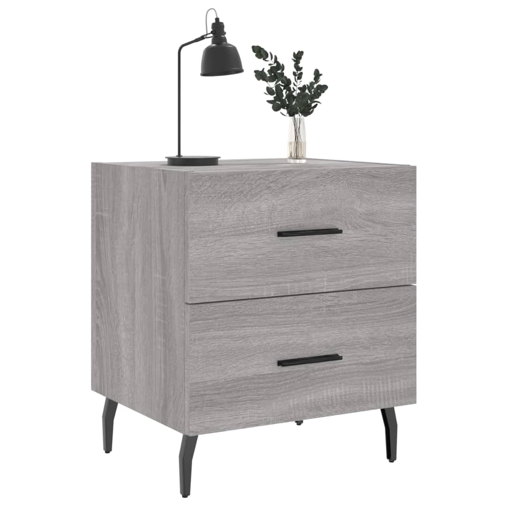 Nattbord Sengbord Sonoma Grå 40x35x47,5 cm