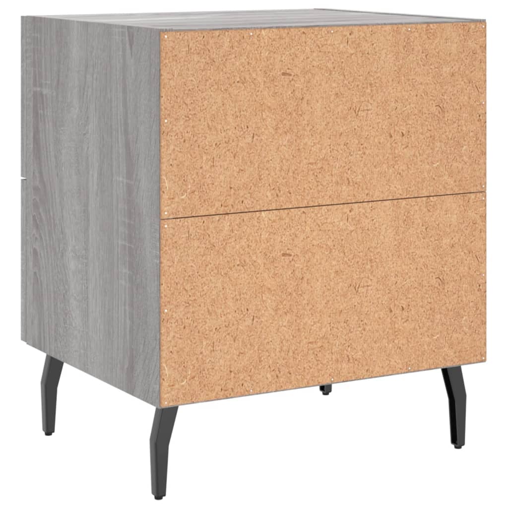 Nattbord Sengbord Sonoma Grå 40x35x47,5 cm