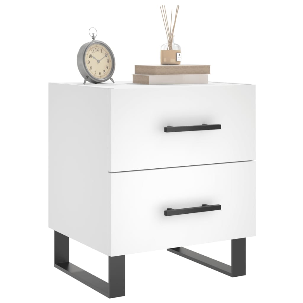 Nattbord Sengbord Hvit 40x35x47,5 cm