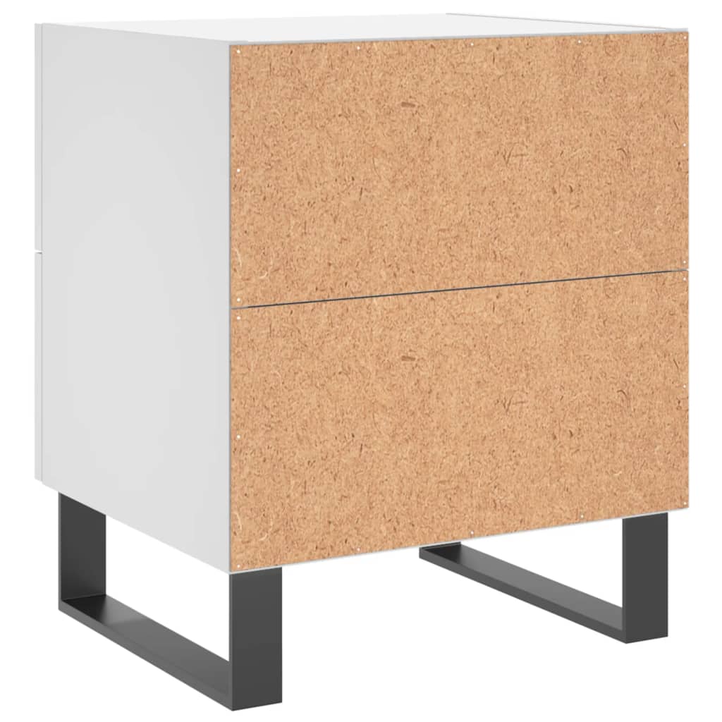 Nattbord Sengbord Hvit 40x35x47,5 cm
