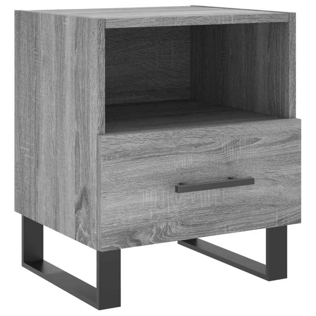 Nattbord Sengbord Sonoma Grå 40x35x47,5 cm
