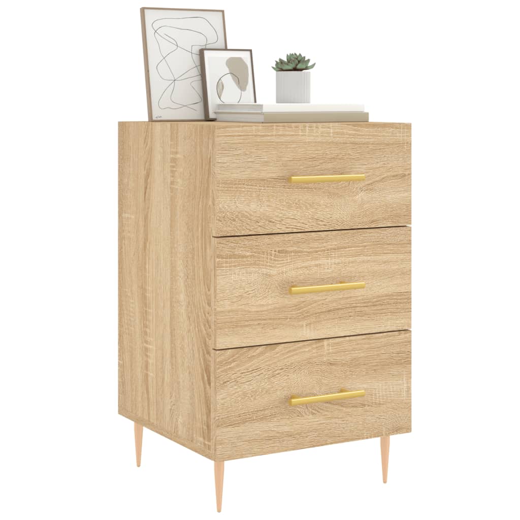 Nattbord Sengbord Sonoma Eik 40x40x66 cm