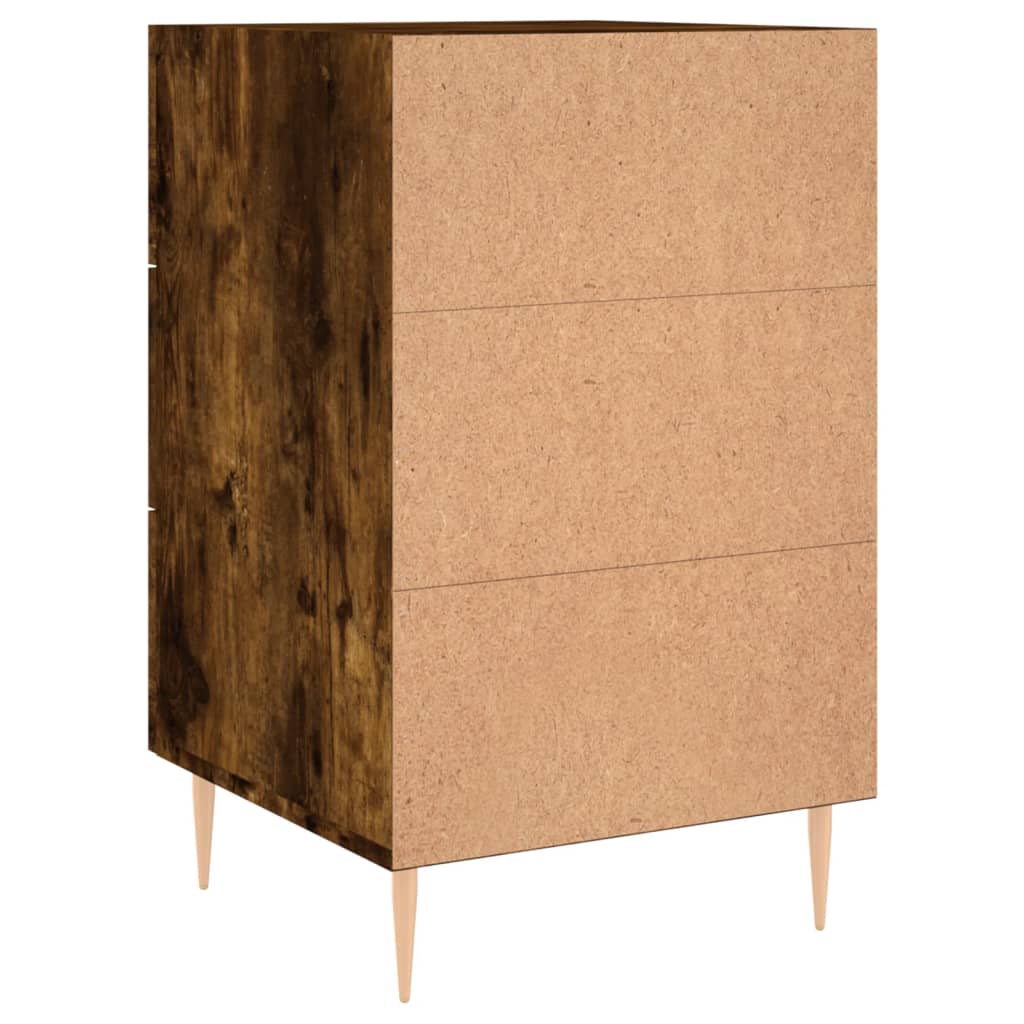 Nattbord Sengbord Røkt Eik 40x40x66 cm