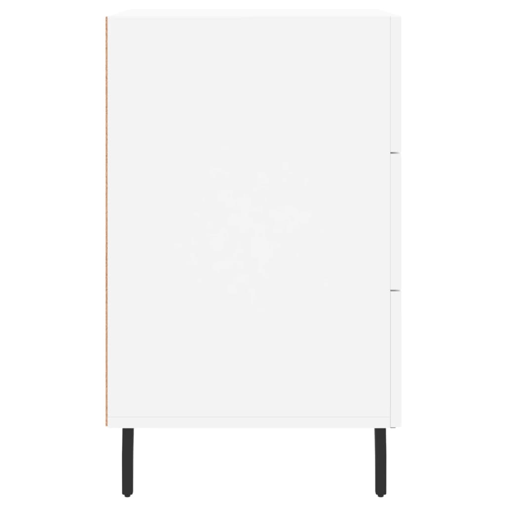 Nattbord Sengbord Hvit 40x40x66 cm
