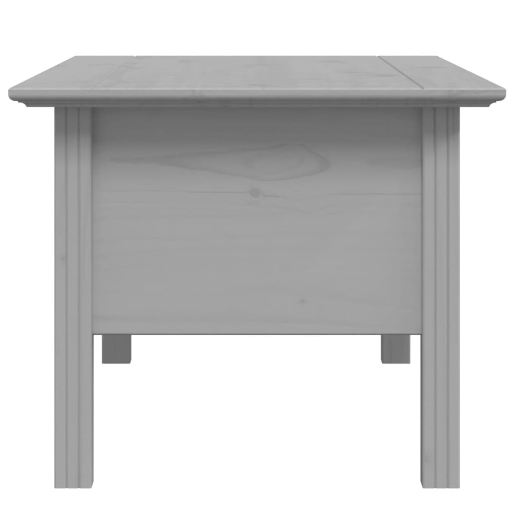 Salongbord Sofabord Grå BODO 100x55x46 cm heltre furu