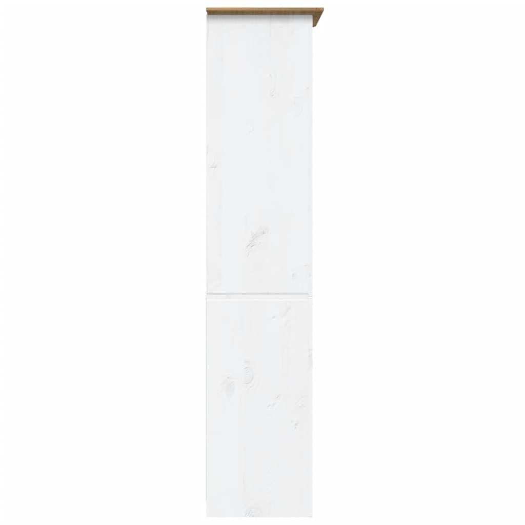 Bokhylle Brun BODO 82x40x173 cm heltre furu 5 etasjer