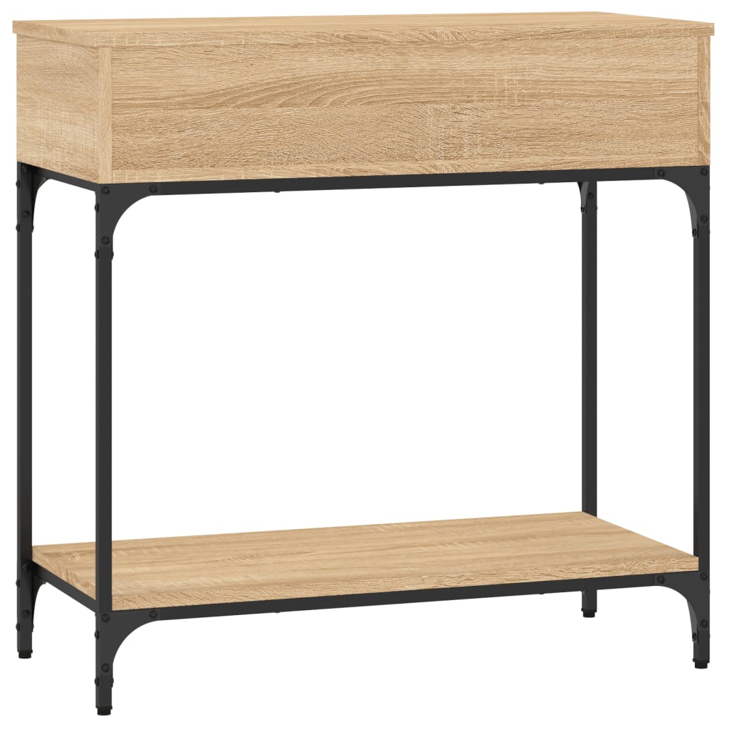 Avlastningsbord Konsollbord Sonoma Eik 75x34,5x75 cm