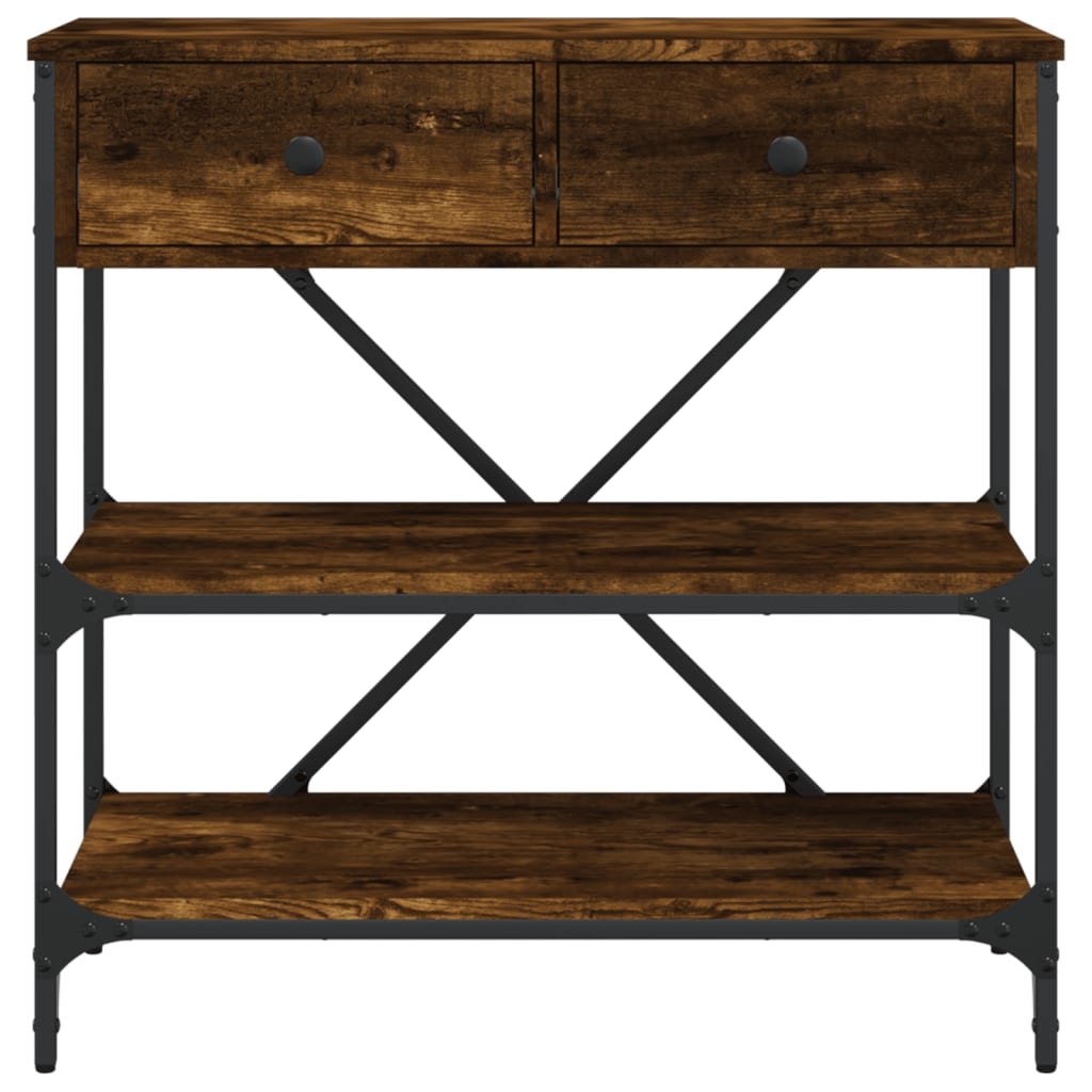 Avlastningsbord Konsollbord Sonoma Eik 75x34,5x75 cm