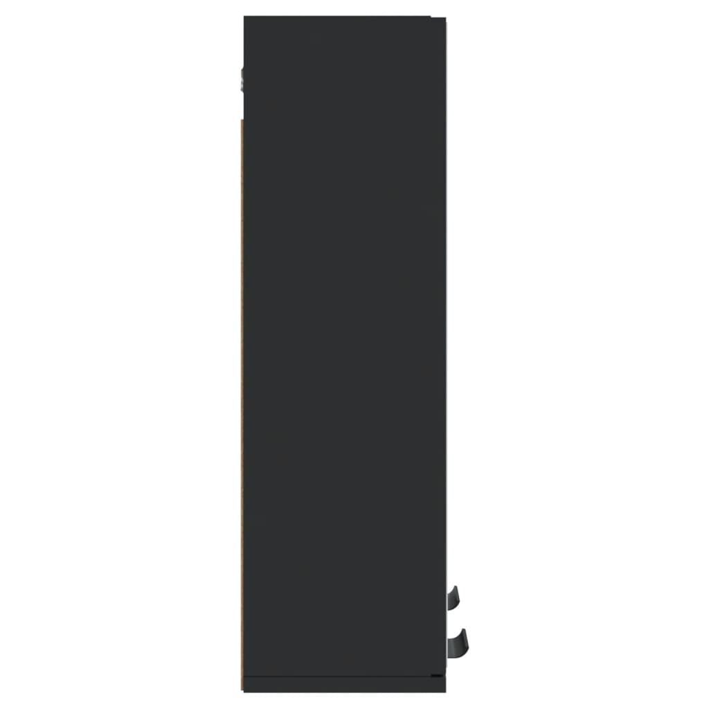Baderomsspeil Svart 64x20x67 cm