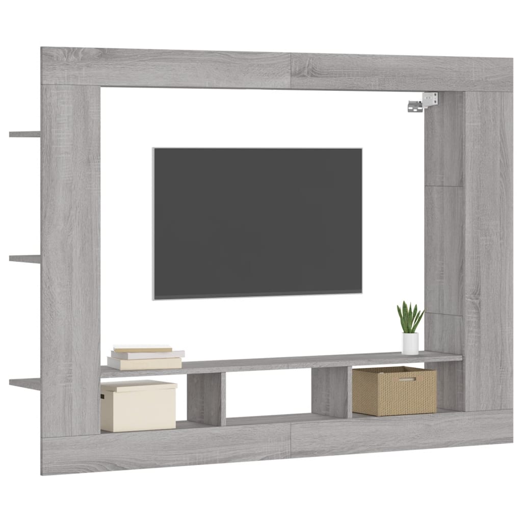 TV-Møbel Sonoma Grå TV-benk 152x22x113 cm
