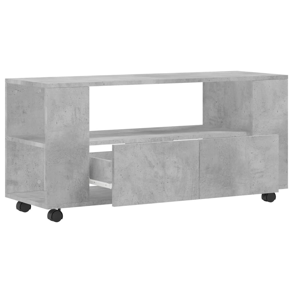 TV-Møbel Betonggrå TV-benk 102x34,5x43 cm